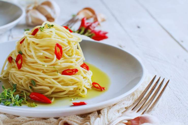 Aglio, olio e peperoncino cremosi